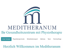 Tablet Screenshot of meditheranum.de